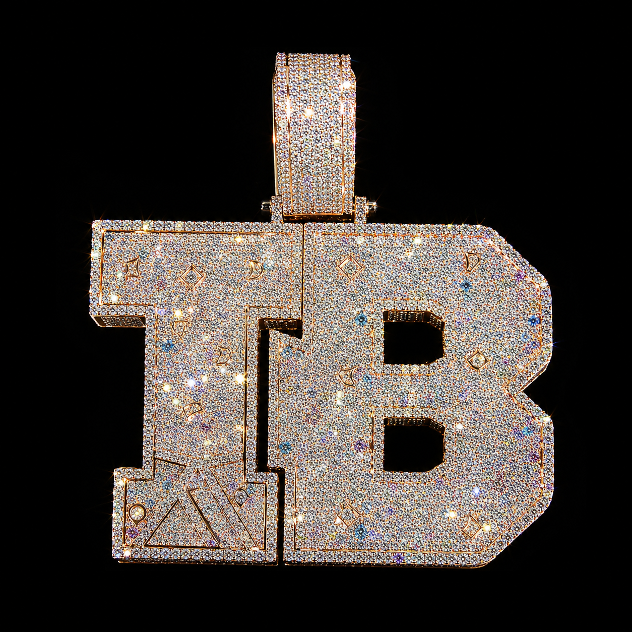 Custom diamond pendant by Alijah The Jeweler