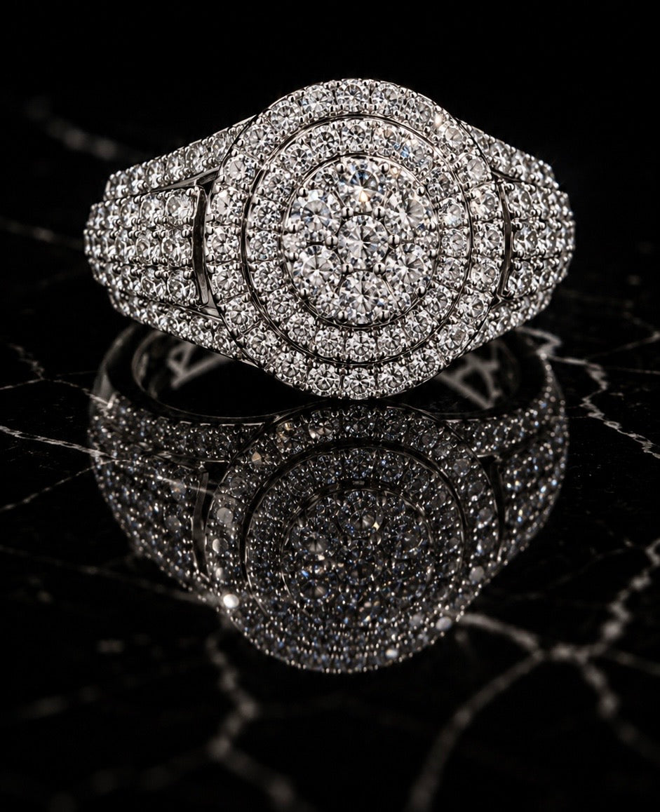 Custom diamond ring by Alijah The Jeweler