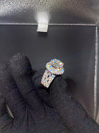 3.5 center stone diamond ring