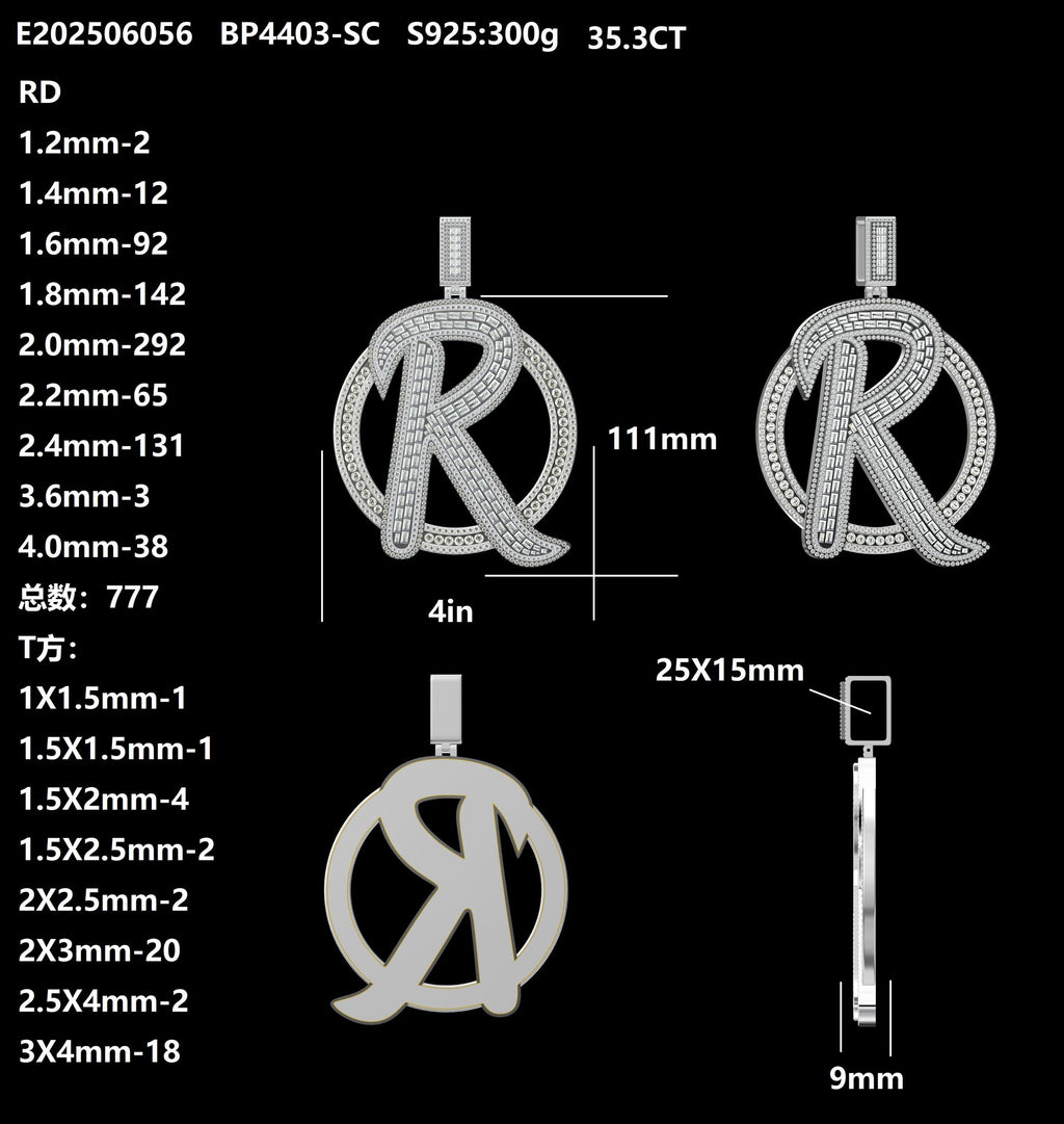 R pendant