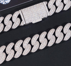 18mm Iced Miami Cuban Link Chain
