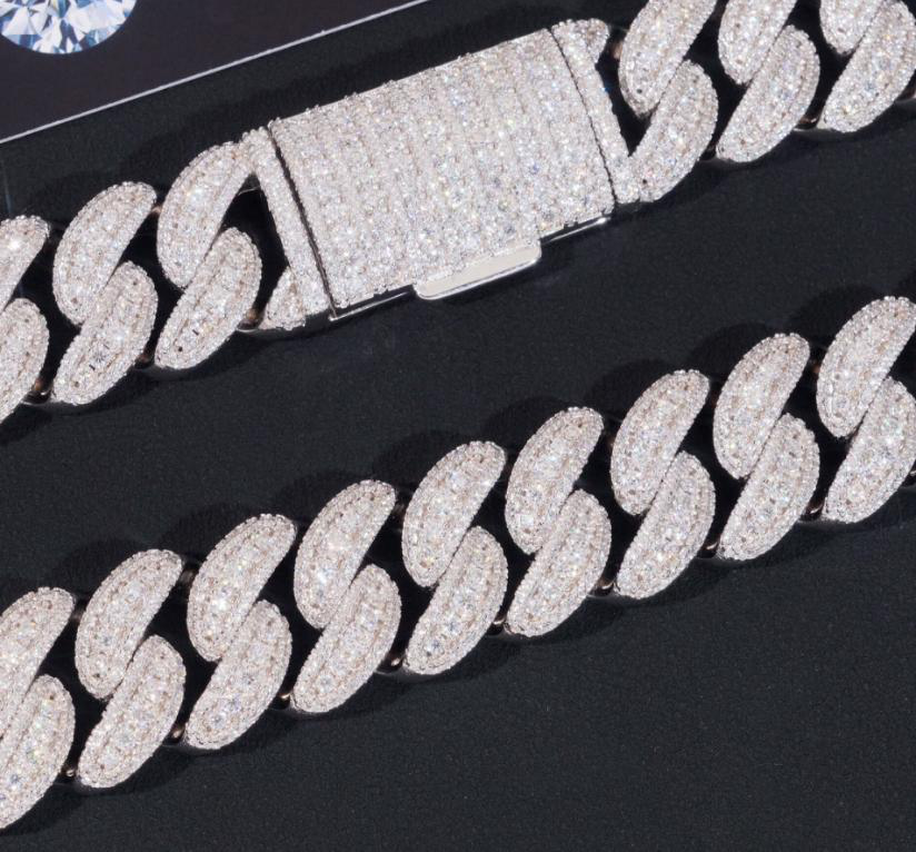 18mm Iced Miami Cuban Link Chain