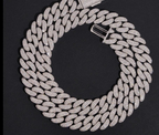 14mm Iced Miami Cuban Link Chain
