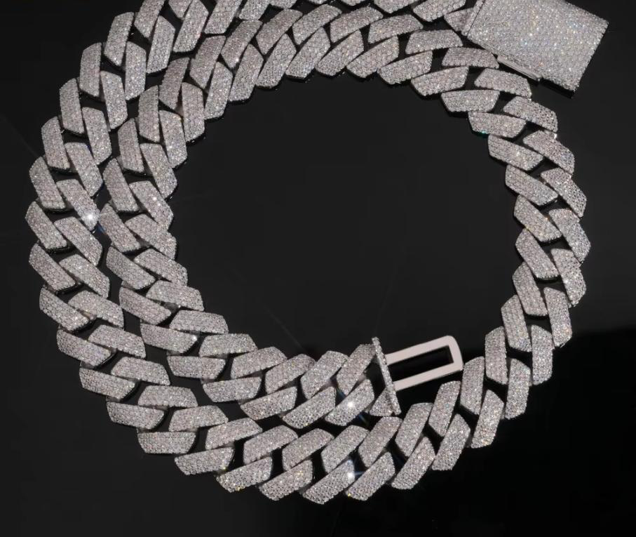 15mm Iced Miami Cuban Link Chain