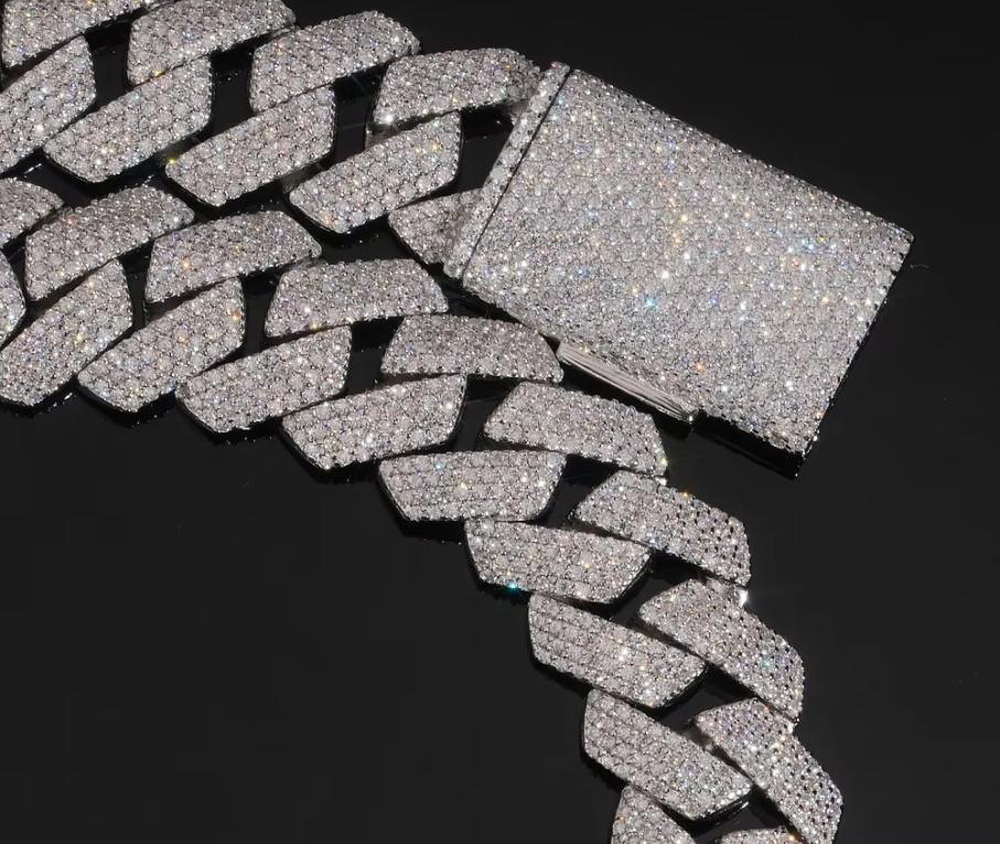 15mm Iced Miami Cuban Link Chain
