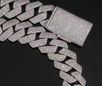 15mm Iced Miami Cuban Link Chain