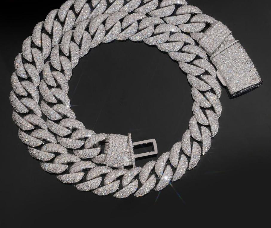 13–15mm Iced Miami Cuban Link Chain