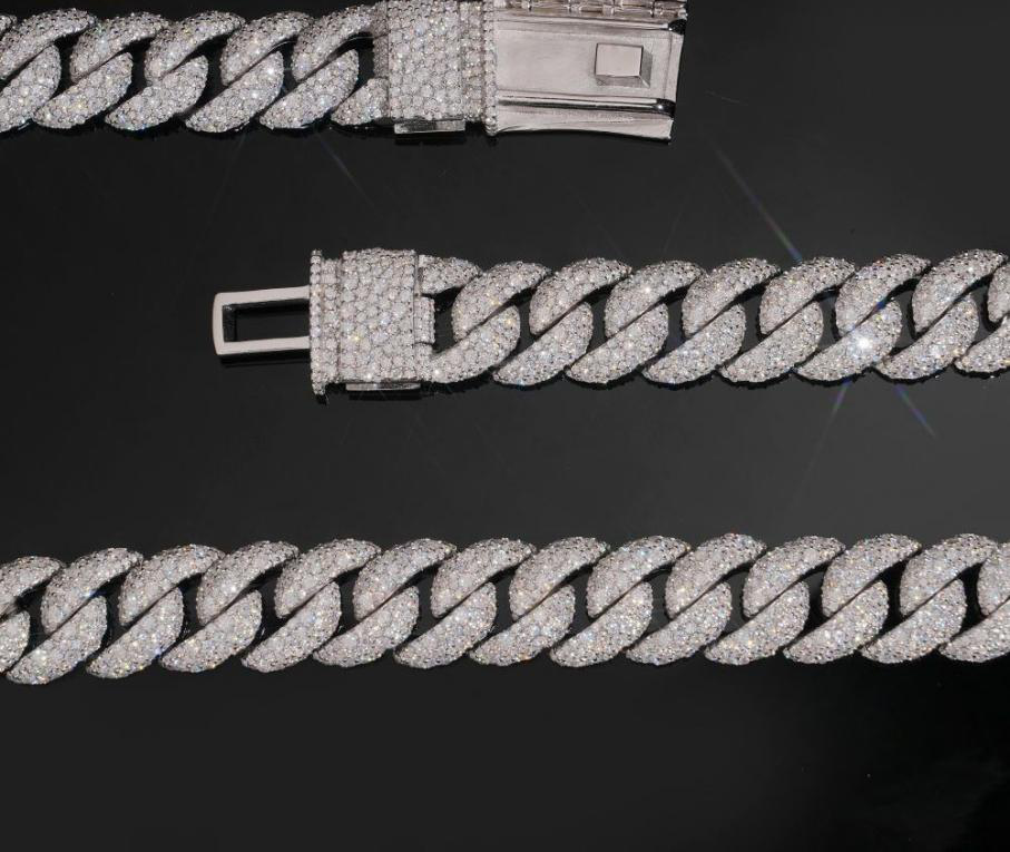 13–15mm Iced Miami Cuban Link Chain
