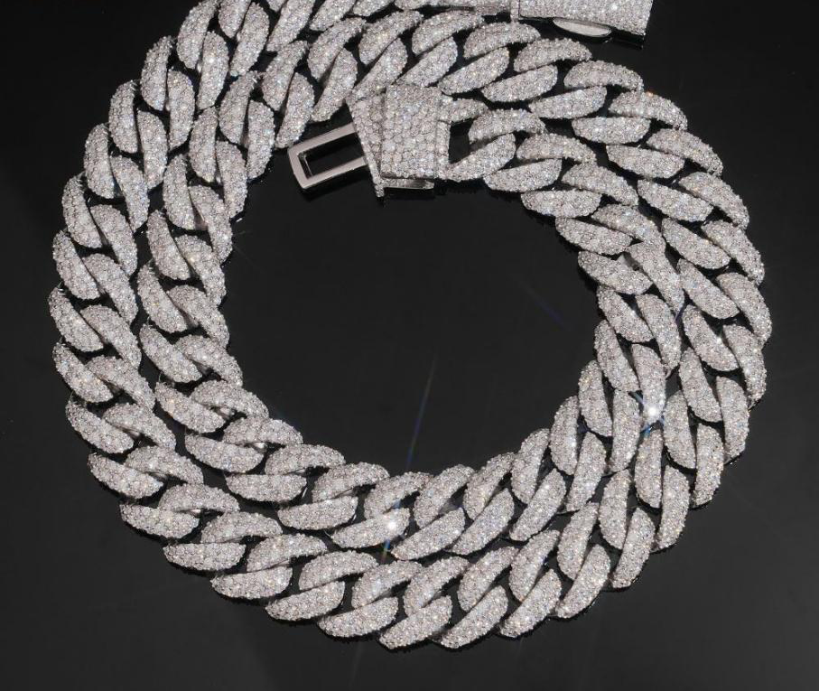 12mm Iced Miami Cuban Link Chain