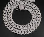 12mm Iced Miami Cuban Link Chain