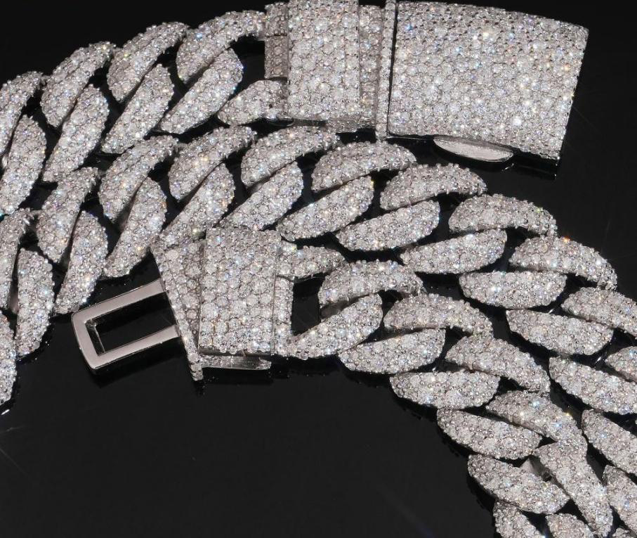 12mm Iced Miami Cuban Link Chain