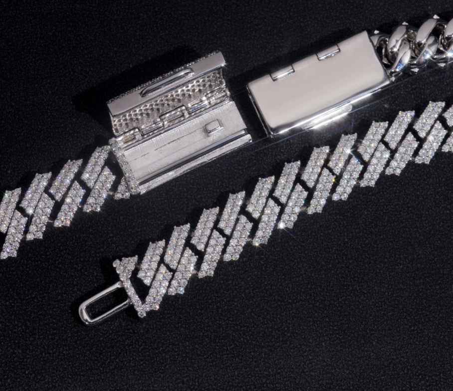 12mm Iced Miami Cuban Link Chain