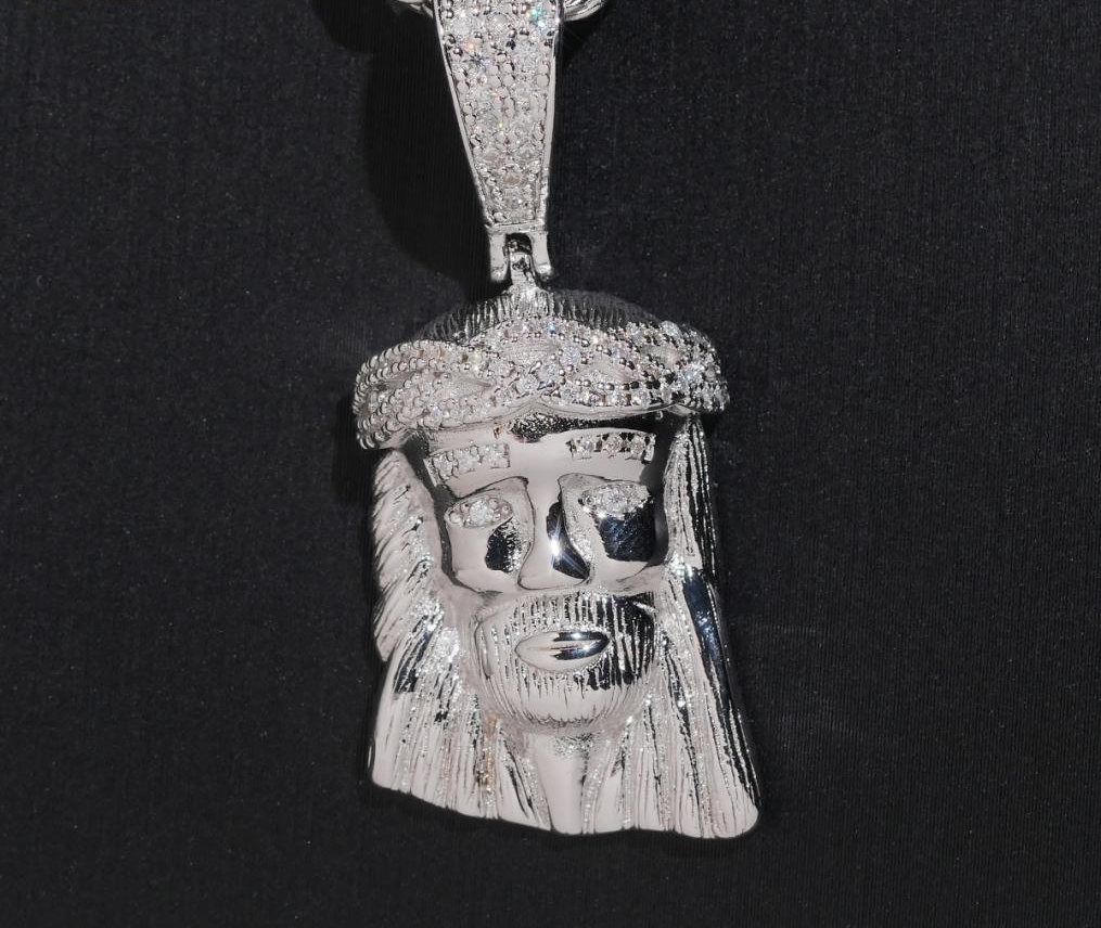 Polished Jesus Piece Pendant