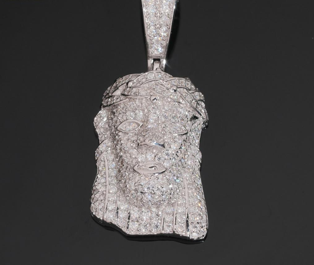 Iced Jesus Piece Pendant