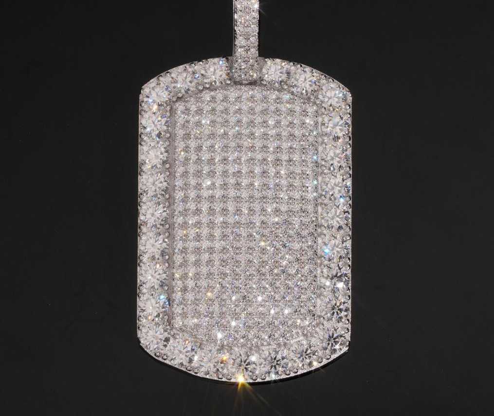 XL Rounded Dog Tag Pendant