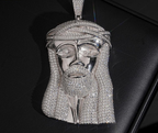 XL Sculpted Jesus Piece Pendant