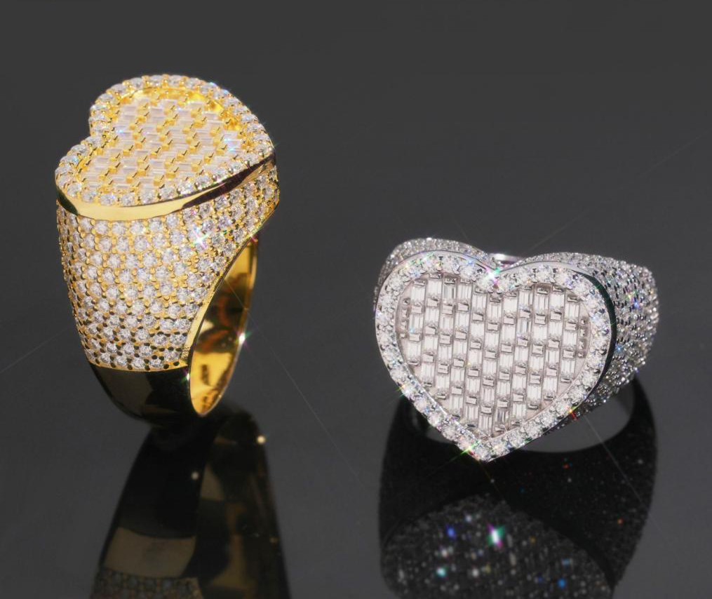 Pave Heart Ring