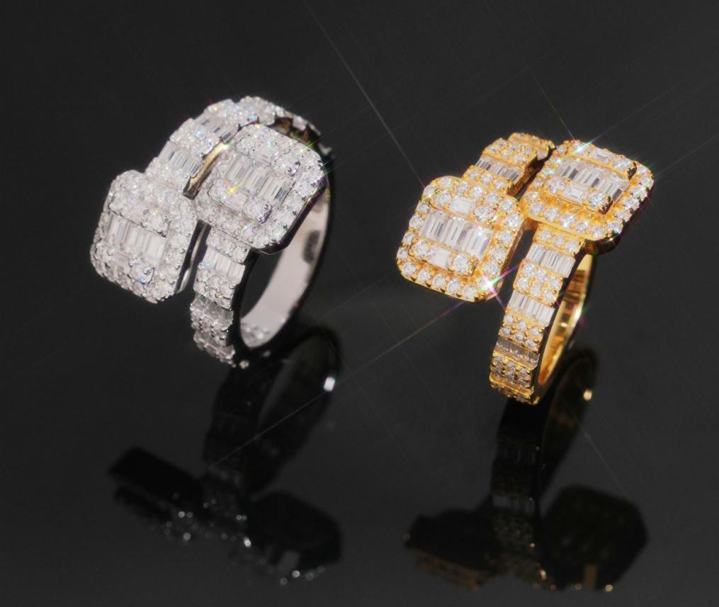 Baguette Cluster Wrap Ring