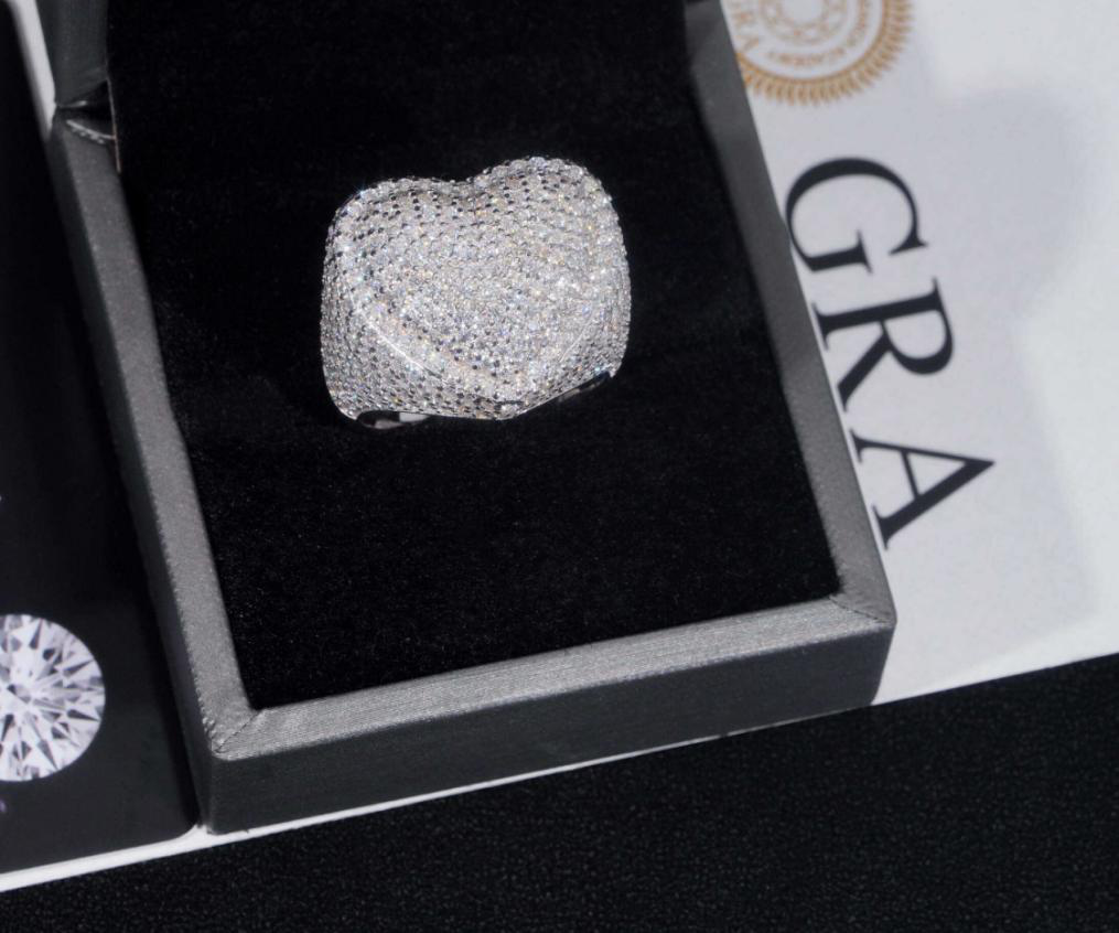 Puffed Heart Ring