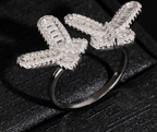 Double Butterfly Open Ring