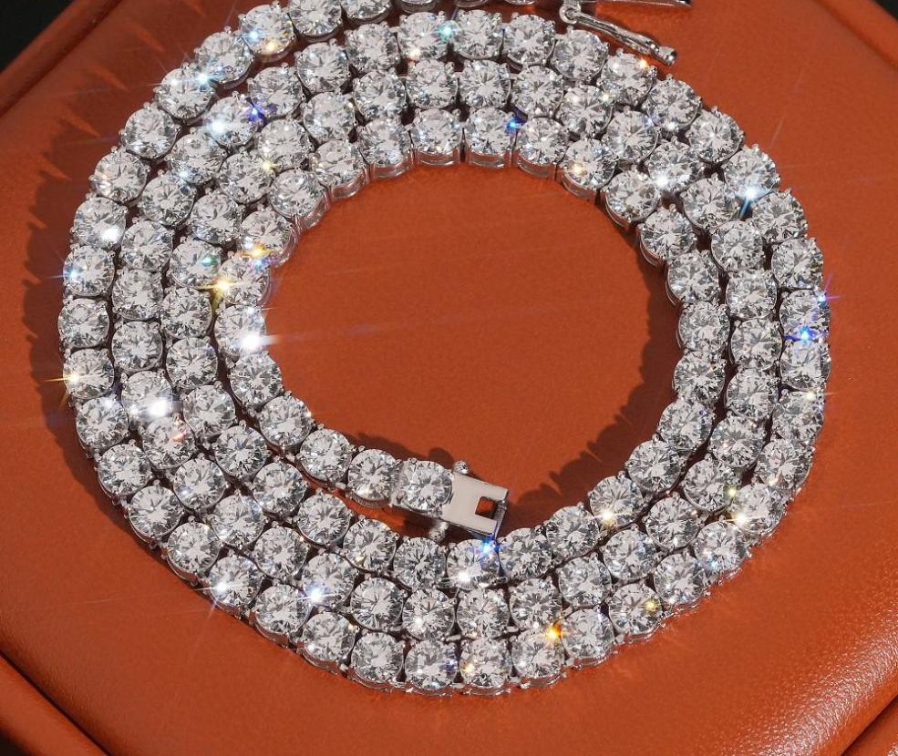4mm Lab Diamond Tennis Chain