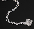 Flower Link Bracelet