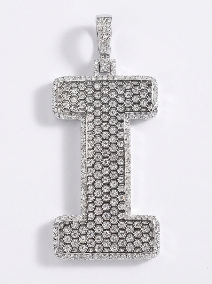 Bubble Initial I Pendant
