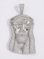XL Sculpted Jesus Piece Pendant