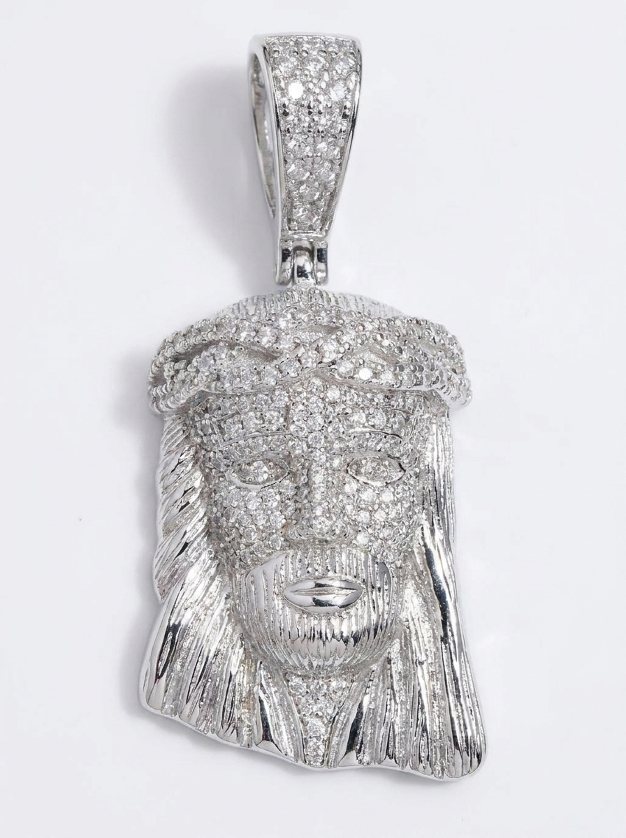 Polished Jesus Piece Pendant