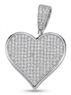 Iced Heart Pendant