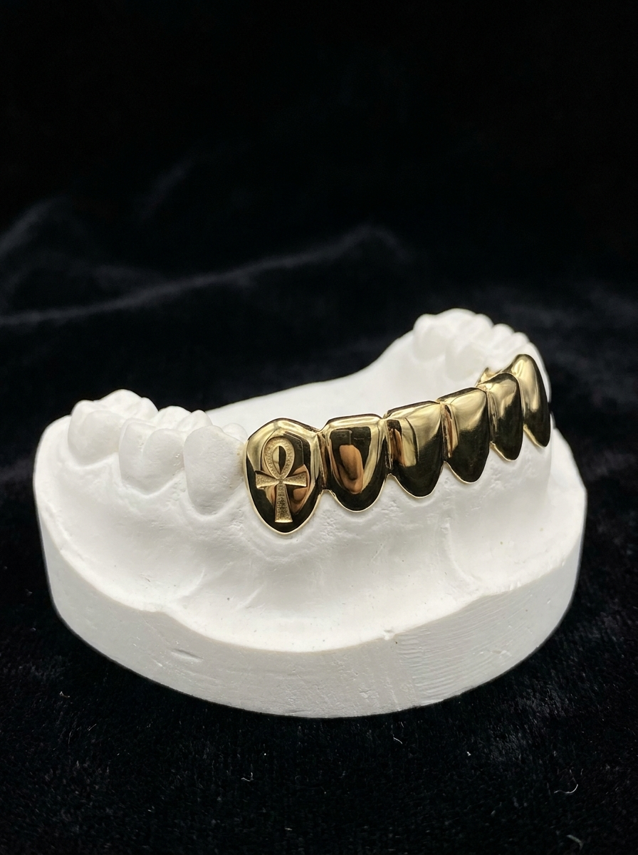 Ankh Open Face Grillz