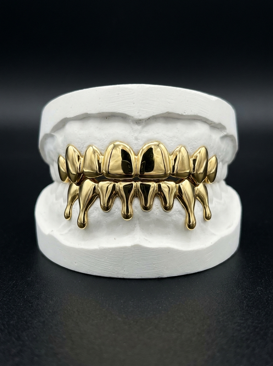 Gold Drip Grillz