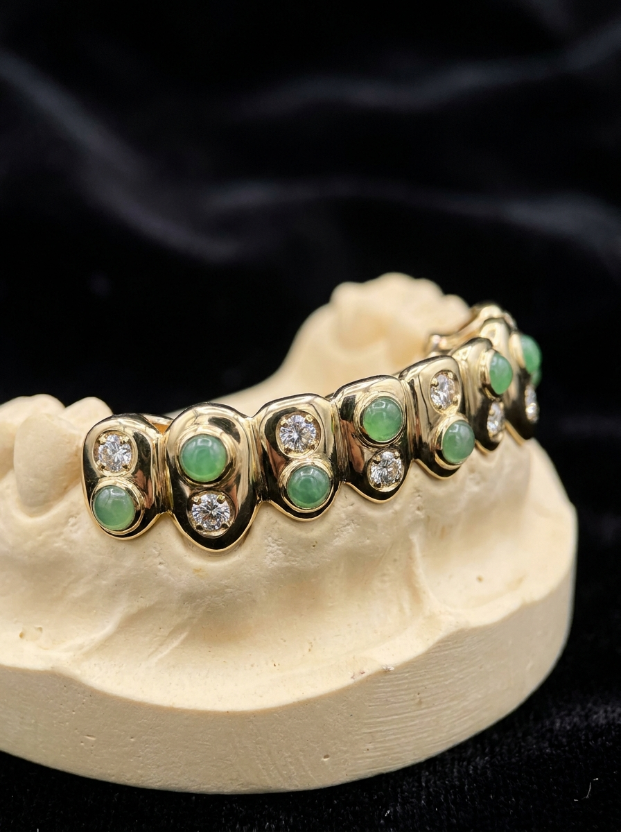VS Diamond & Jade Grillz