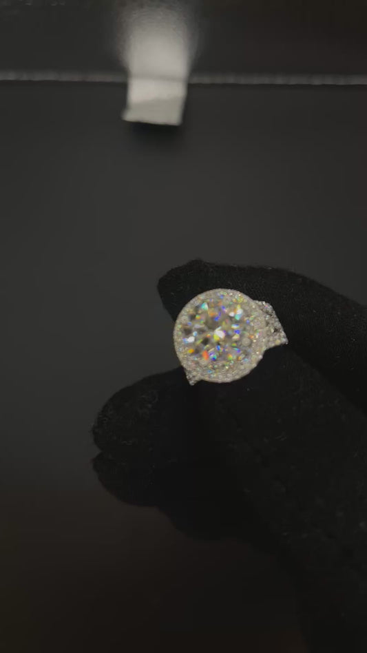 3.5 center stone diamond ring