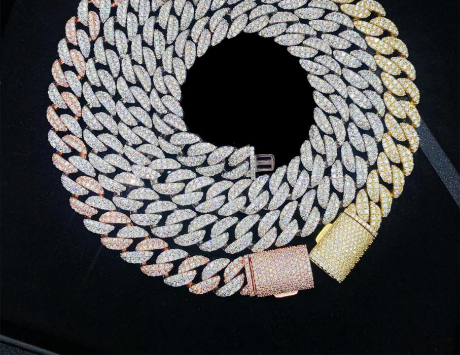 12mm Iced Miami Cuban Link Chain