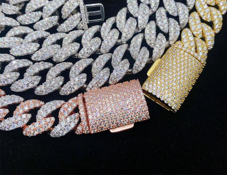 12mm Iced Miami Cuban Link Chain