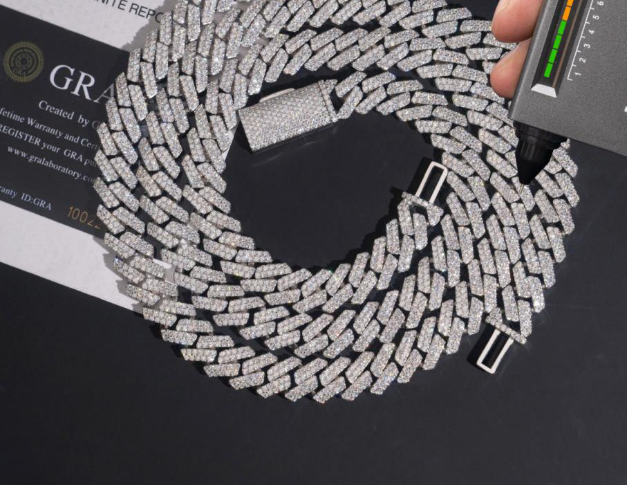 13mm Iced Miami Cuban Link Chain