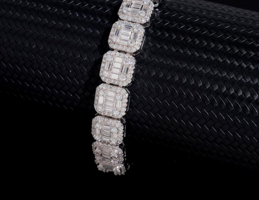 Emerald-Cut Tennis Bracelet