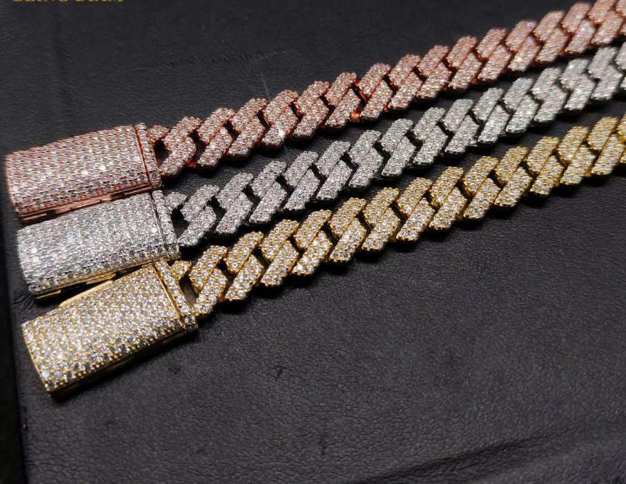8mm Iced Miami Cuban Link Chain