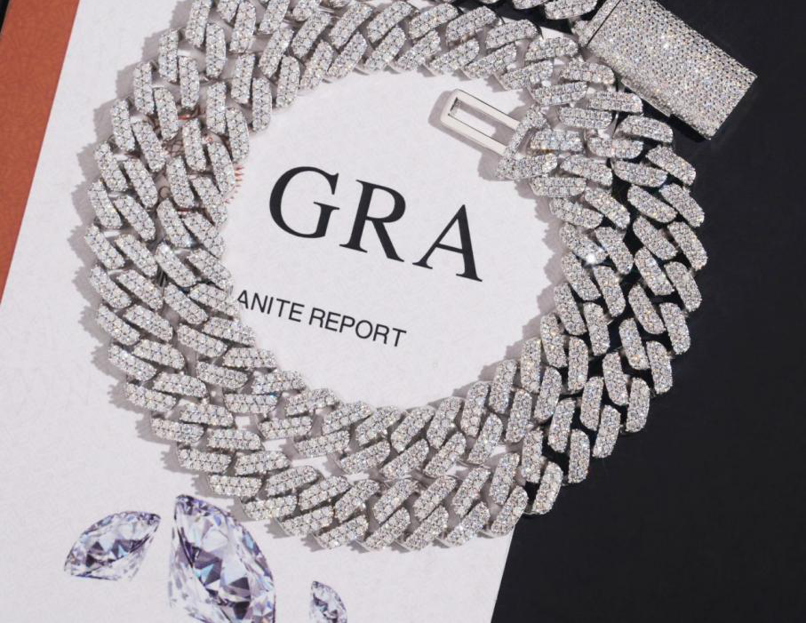 12mm Iced Miami Cuban Link Chain