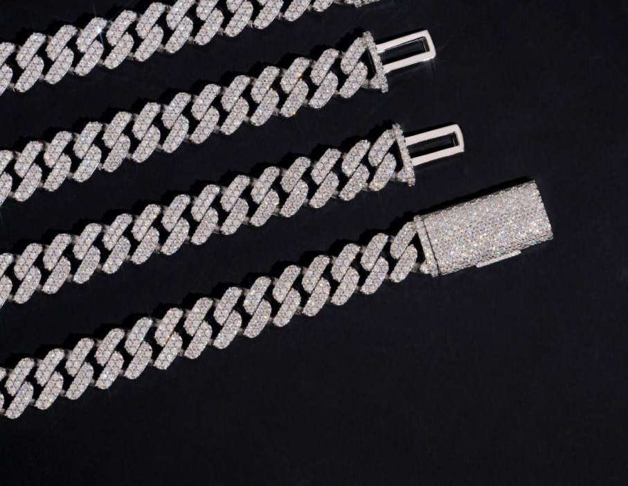 12mm Iced Miami Cuban Link Chain