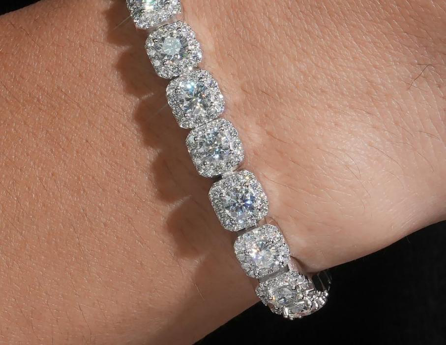 Bezel Tennis Bracelet