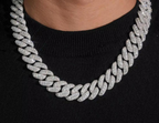 18mm Iced Miami Cuban Link Chain