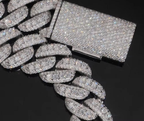 18mm Iced Miami Cuban Link Chain