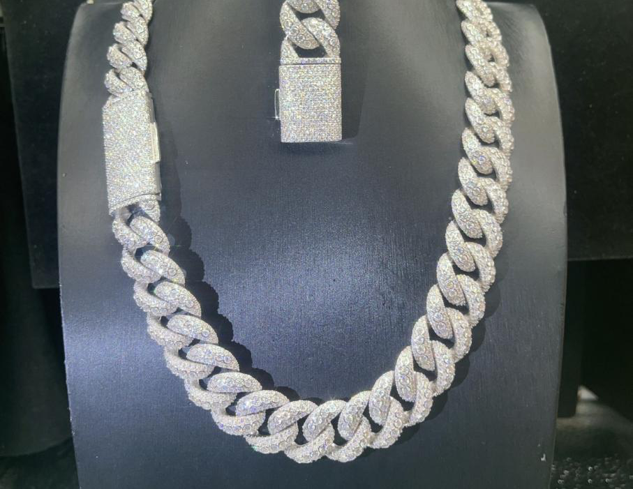 20mm Iced Miami Cuban Link Chain
