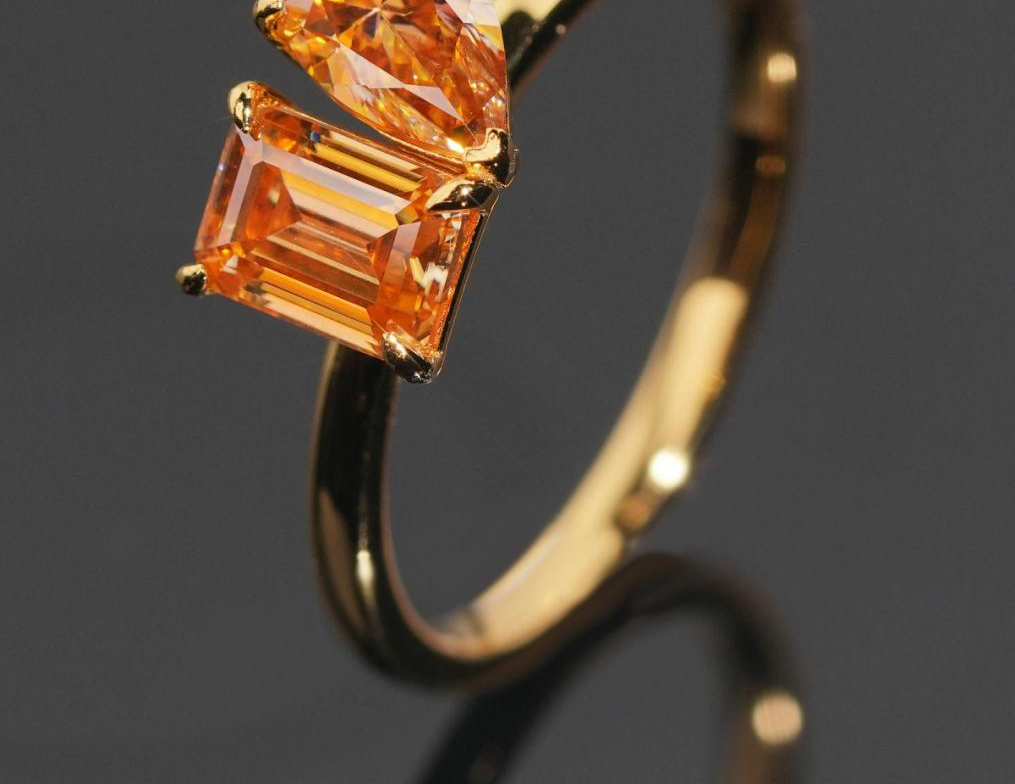 Two-Stone Radiant Ring