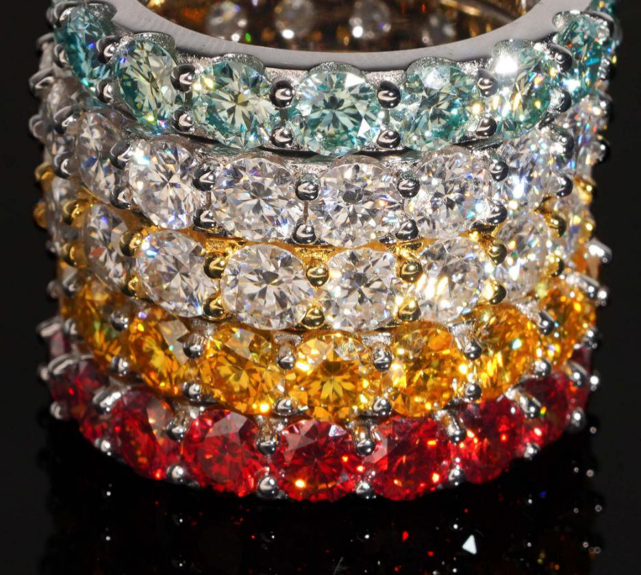 Gemstone Eternity Band