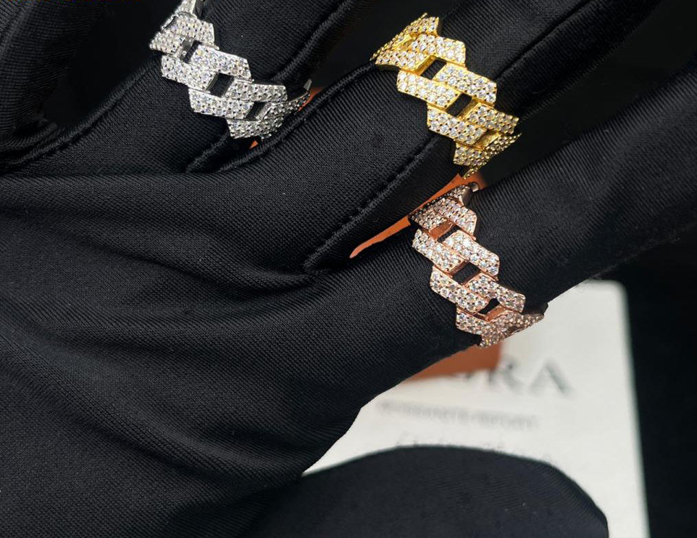Iced Cuban Link Ring