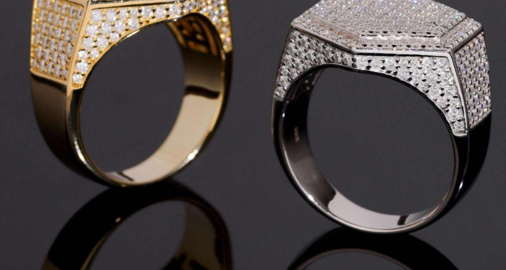 Geometric Signet Ring