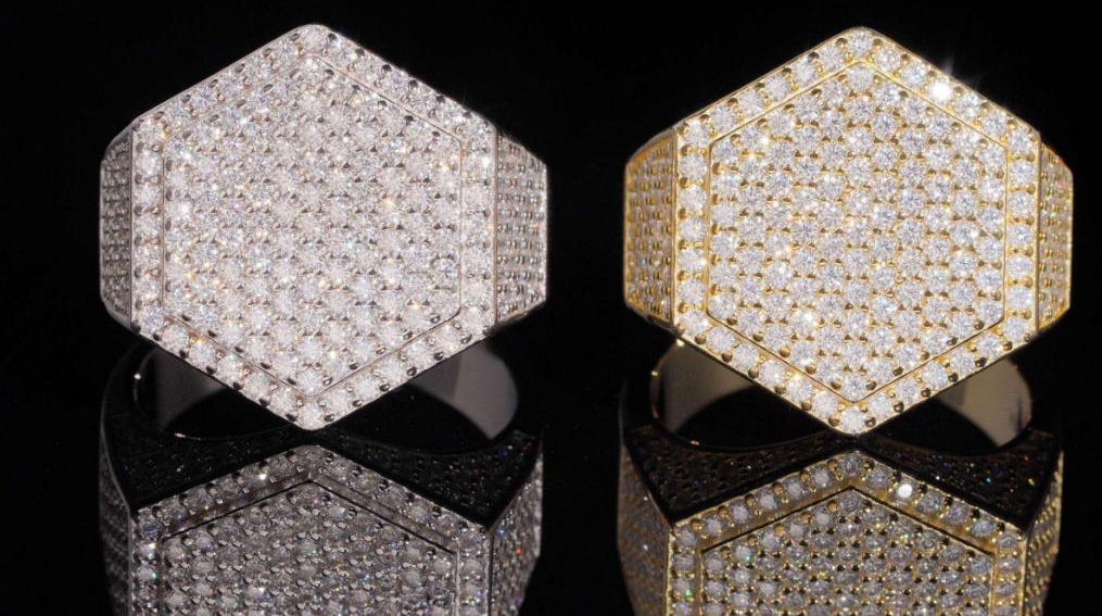 Geometric Signet Ring